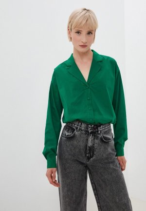 Рубашка Kira Plastinina. Цвет: зеленый