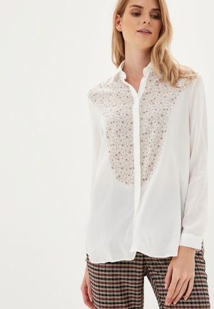 Блуза Colletto Bianco. Цвет: бежевый