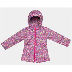 Куртка утепленная Arctic kids 70-014, осень/весна до -10 -12, размер 56(рост 98-104 см) цвет полянка-розовый Bay. Цвет: розовый