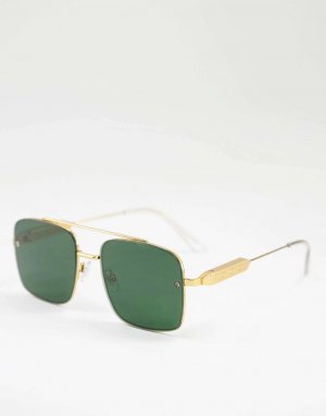 Солнцезащитные очки-авиаторы Devon Weekender с зелеными линзами Spitfire