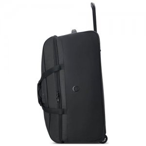 Сумка дорожная тележка для багажа , 107 л, 78х39.5х38 см, черный Delsey. Цвет: черный