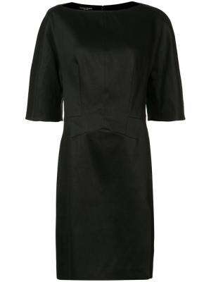 Платье с рукавами три четверти Narciso Rodriguez. Цвет: чёрный
