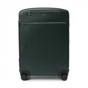 Кожаный чемодан Evoluzione Serapian. Цвет: зелёный
