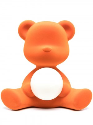 Настольная лампа Teddy Girl 32 см Qeeboo. Цвет: оранжевый