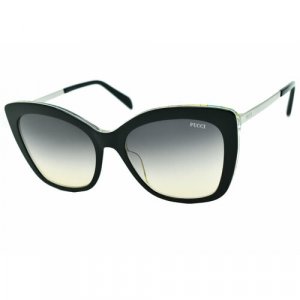 Солнцезащитные очки EP 190, черный, мультиколор Emilio Pucci. Цвет: черный/микс