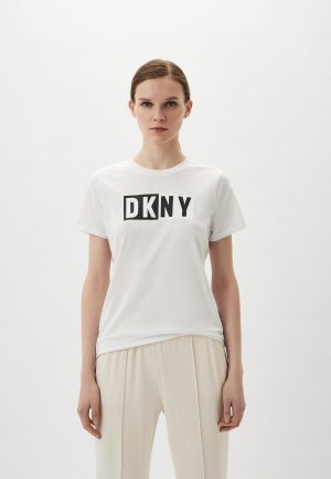 Футболка DKNY. Цвет: белый