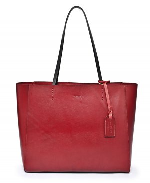 Женская большая сумка Out West из натуральной кожи, красный Old Trend