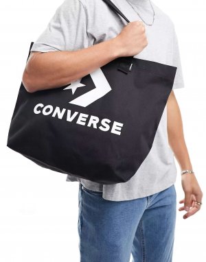 Черная большая сумка Converse