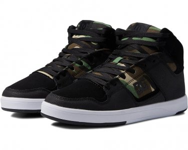 Кроссовки Cure Casual High-Top Boys Skate Shoes Sneakers, цвет Black/Camo Print DC