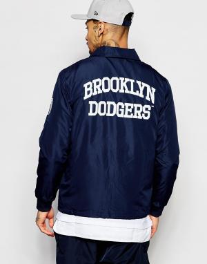 Спортивная куртка Brooklyn Dodgers Majestic. Цвет: темно-синий