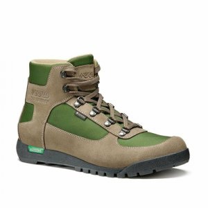 Ботинки хайкеры , размер 10,5 UK, зеленый, коричневый ASOLO. Цвет: зеленый/коричневый