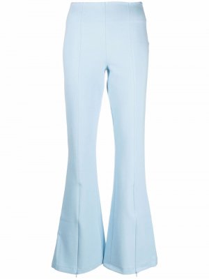 Расклешенные брюки с завышенной талией Paskal. Цвет: синий