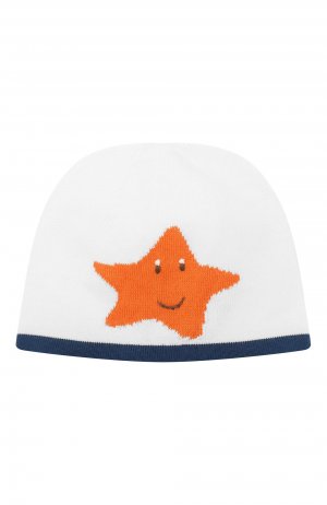 Хлопковая шапка Baby T. Цвет: синий