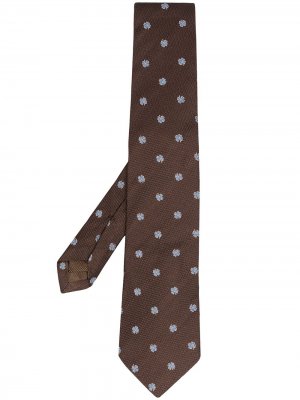 Churchs галстук с вышивкой Church's. Цвет: коричневый