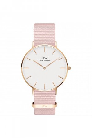 Классические часы Petite 36 из нержавеющей стали с покрытием розовой воды — Dw00100360 , белый Daniel Wellington