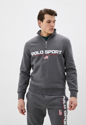 Олимпийка Polo Ralph Lauren. Цвет: серый