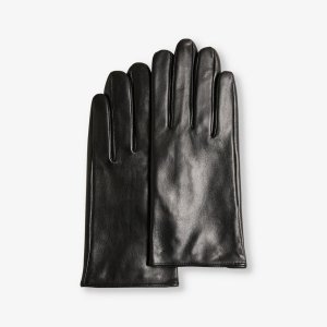 Кожаные перчатки Arleos с логотипом , черный Ted Baker