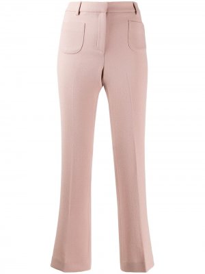 LAutre Chose расклешенные брюки со складками L'Autre. Цвет: розовый
