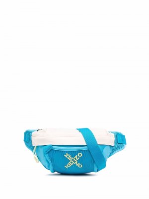 Logo-print belt bag Kenzo. Цвет: синий