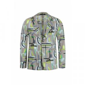 Пиджак , размер 50, серый EMPORIO ARMANI. Цвет: серый