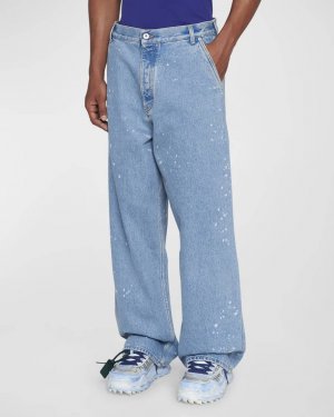 Мужские широкие расклешенные джинсы Off-White