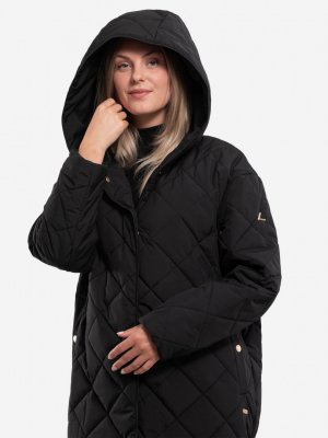 Пальто утепленное женское Haivala, Черный Luhta. Цвет: черный