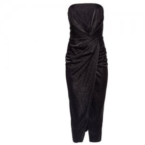 Платье 20120DMD черный 48 Rhea Costa. Цвет: черный