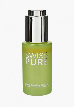 Сыворотка для лица Swiss Pure с растительными экстрактами, 30 мл. Цвет: прозрачный