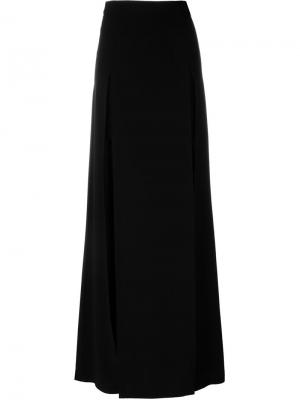 Длинная юбка с разрезом Chalayan. Цвет: чёрный