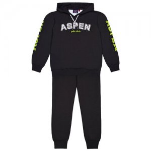 Спортивный костюм Aspen Polo Club для мальчика 1031T0682 цвет черный 8 лет