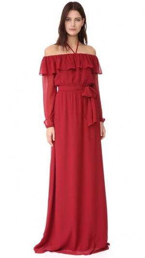Вечернее платье Gina с длинными рукавами Joanna August. Цвет: прогулка в розовом