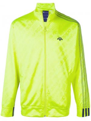Спортивная куртка на молнии Adidas Originals By Alexander Wang. Цвет: желтый