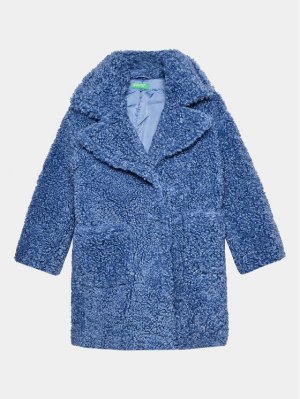 Переходное пальто стандартного кроя , синий United Colors Of Benetton