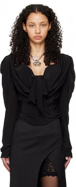 Черная блузка Iwona Vivienne Westwood