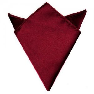 Нагрудный платок атласный бордовый 2beMan