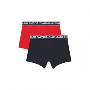 Комплект из двух трусов-боксеров Emporio Armani. Цвет: разноцветный
