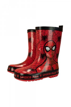 Веллингтонские ботинки «Человек-паук», красный Marvel
