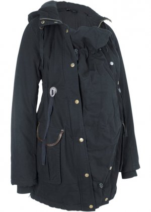 Модная куртка для беременных с детской вставкой , черный Bpc Bonprix Collection