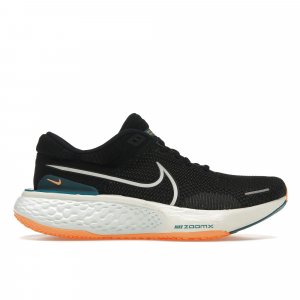 Мужские кроссовки ZoomX Invincible Run Flyknit 2 Obsidian Orange Blue White Bright-Spruce DH5425-400 Nike