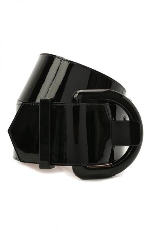 Кожаный ремень Giorgio Armani. Цвет: чёрный