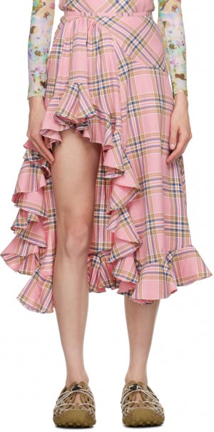 Розовая юбка-миди Флорист Collina Strada