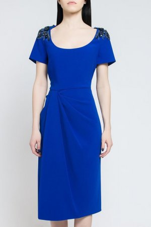 Платье Marchesa Notte. Цвет: синий