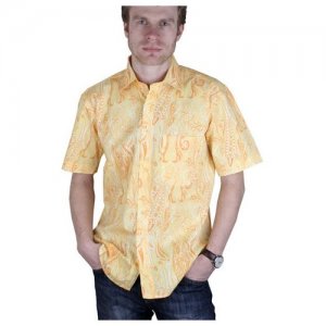 Рубашка мужская Fashion Firebird-2K, рос.р-р: 42/XS (170-178, 38 ворот) Maestro. Цвет: оранжевый