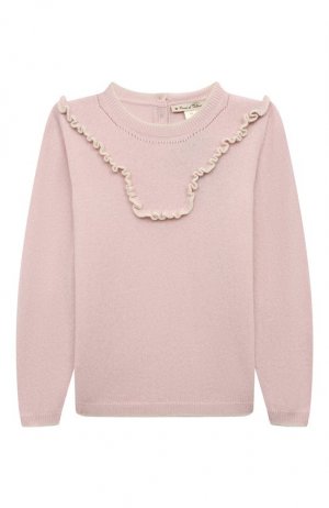 Кашемировый пуловер Oscar et Valentine. Цвет: розовый