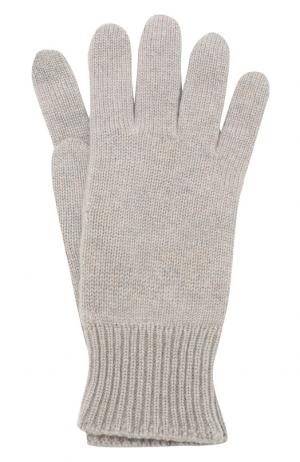 Кашемировые перчатки TSUM Collection. Цвет: светло-бежевый