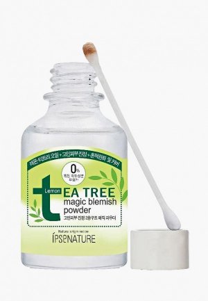 Пудра IPSE Успокаивающая с экстрактом чайного дерева NATUE TEA TREE MAGIC BLEMISH POWD. Цвет: белый