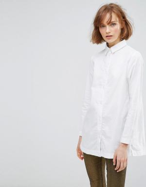 Джинсовая рубашка Nott 3.0 Waven. Цвет: белый