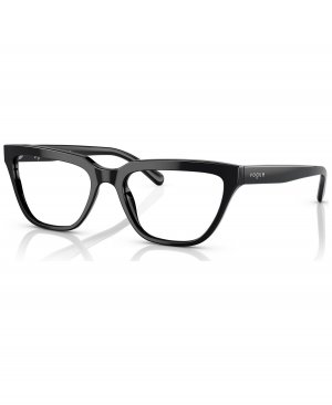 Женские прямоугольные очки, VO5443 54, черный Vogue Eyewear