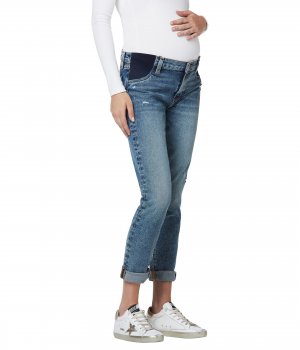 Джинсы , Lana Boyfriend Ankle w/ Rolled Hem (Maternity) in Everlast Hudson Jeans