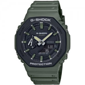 Наручные часы G-Shock GA-2110SU-3A, хаки, черный CASIO